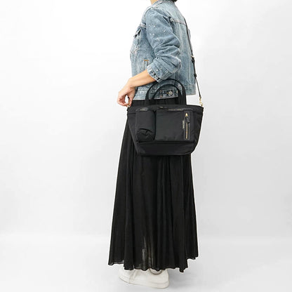 ANYA HINDMARCH レディース バッグ E W TOTE MINI MULTI POCKET 193474 ブラック BLACK