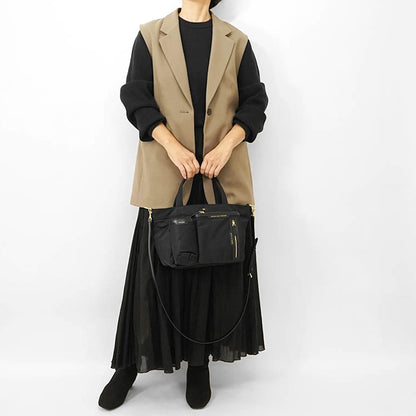 ANYA HINDMARCH レディース バッグ E W TOTE MINI MULTI POCKET 193474 ブラック BLACK