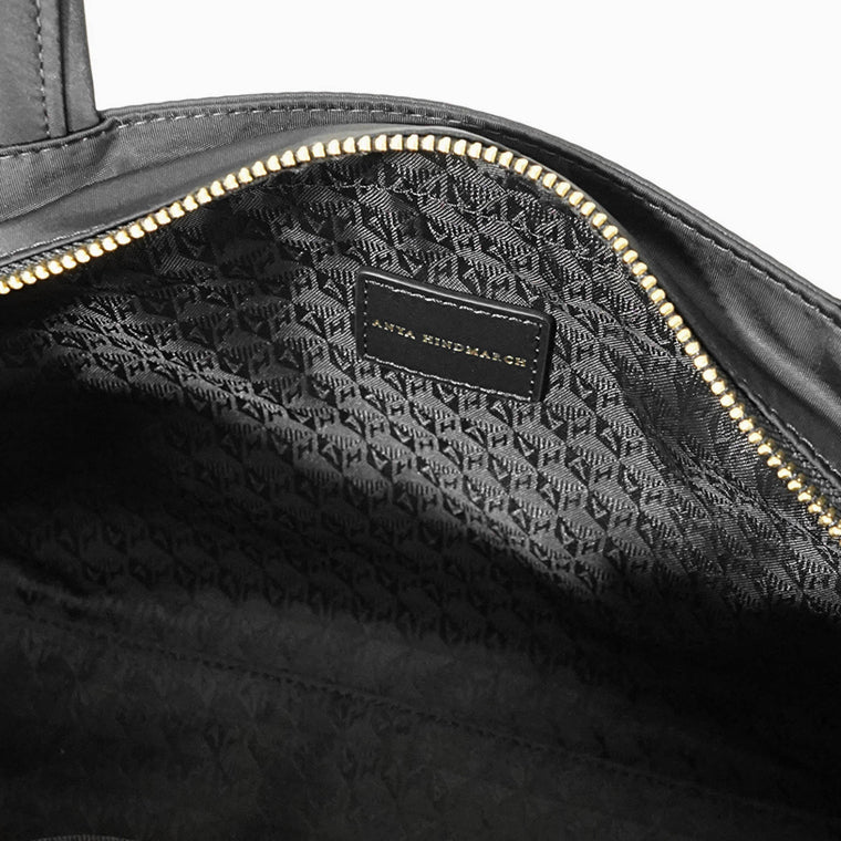 ANYA HINDMARCH レディース バッグ E W TOTE MINI MULTI POCKET 193474 ブラック BLACK