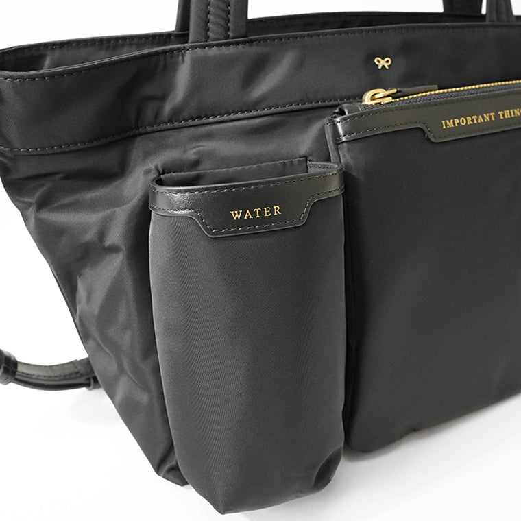 ANYA HINDMARCH レディース バッグ E W TOTE MINI MULTI POCKET 193474 ブラック BLACK
