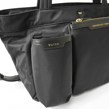 ANYA HINDMARCH レディース バッグ E W TOTE MINI MULTI POCKET 193474 ブラック BLACK