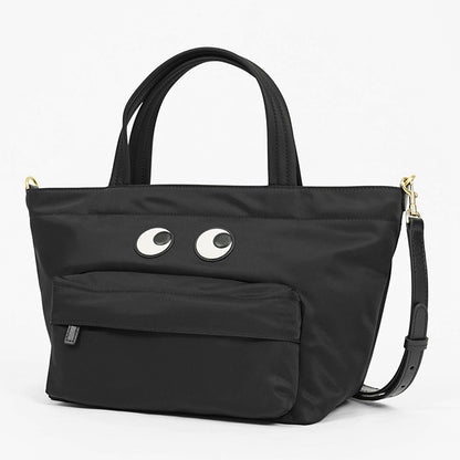 ANYA HINDMARCH レディース トートバッグ E W TOTE MINI EYES 193511 ブラック BLACK