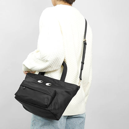 ANYA HINDMARCH レディース トートバッグ E W TOTE MINI EYES 193511 ブラック BLACK