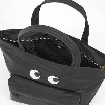 ANYA HINDMARCH レディース トートバッグ E W TOTE MINI EYES 193511 ブラック BLACK