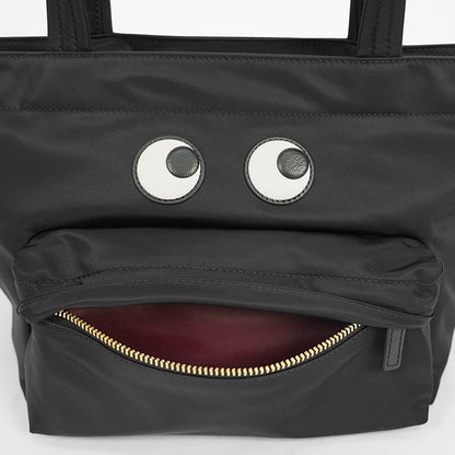 ANYA HINDMARCH レディース トートバッグ E W TOTE MINI EYES 193511 ブラック BLACK