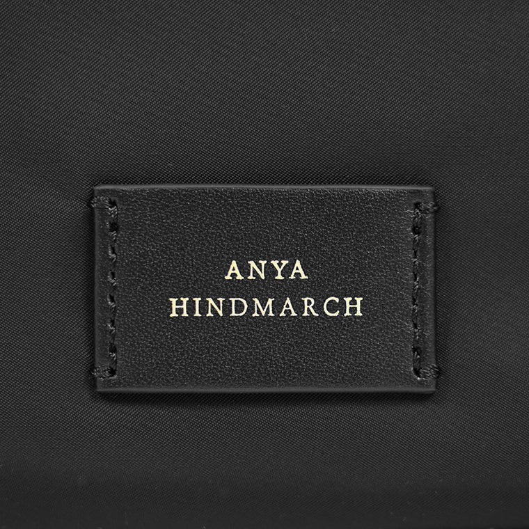 ANYA HINDMARCH レディース トートバッグ E W TOTE MINI EYES 193511 ブラック BLACK