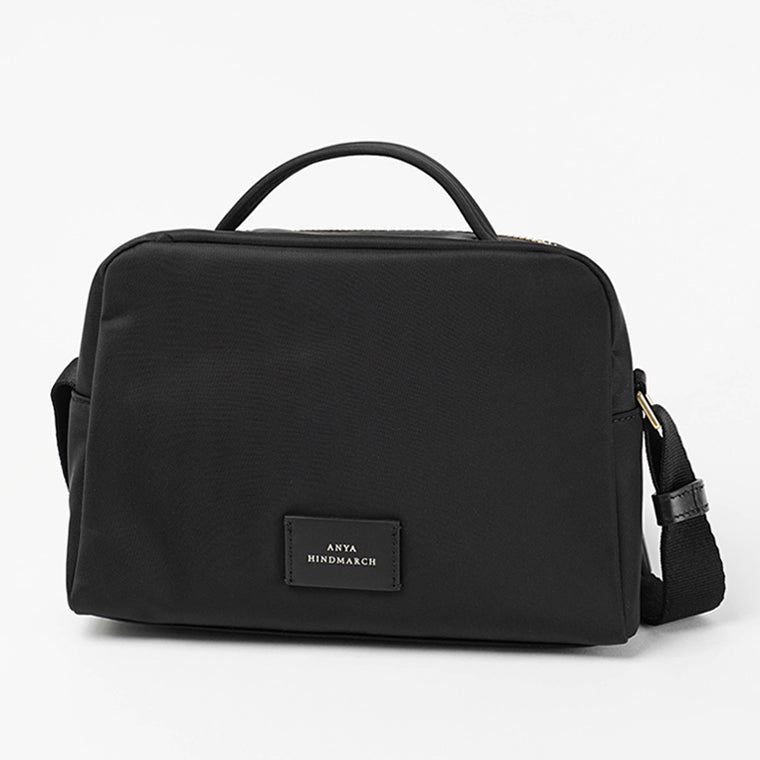 ANYA HINDMARCH レディース ショルダーバッグ CROSSBODY POUCH EYES 193542 ブラック BLACK
