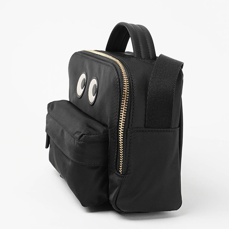 ANYA HINDMARCH レディース ショルダーバッグ CROSSBODY POUCH EYES 193542 ブラック BLACK