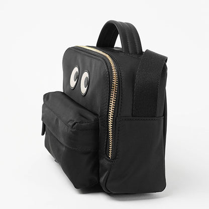 ANYA HINDMARCH レディース ショルダーバッグ CROSSBODY POUCH EYES 193542 ブラック BLACK