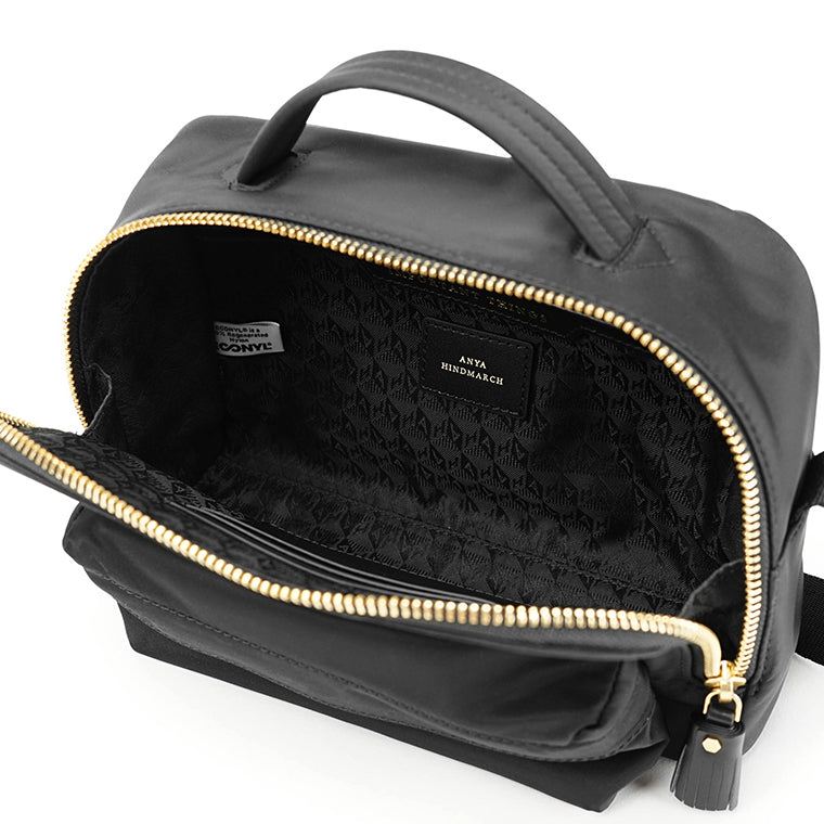 ANYA HINDMARCH レディース ショルダーバッグ CROSSBODY POUCH EYES 193542 ブラック BLACK