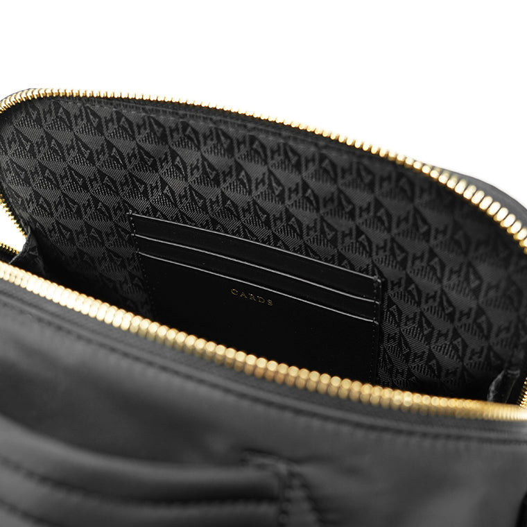 ANYA HINDMARCH レディース ショルダーバッグ CROSSBODY POUCH EYES 193542 ブラック BLACK