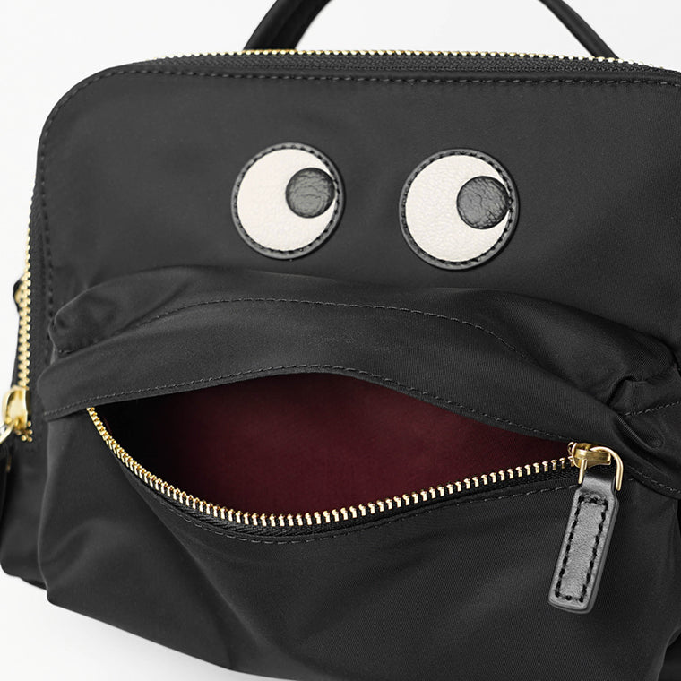 ANYA HINDMARCH レディース ショルダーバッグ CROSSBODY POUCH EYES 193542 ブラック BLACK