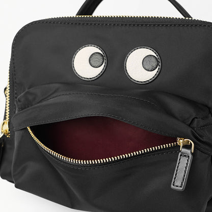 ANYA HINDMARCH レディース ショルダーバッグ CROSSBODY POUCH EYES 193542 ブラック BLACK