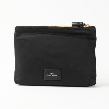 ANYA HINDMARCH レディース ポーチ POUCH HAPPY EYES 193559 ブラック BLACK