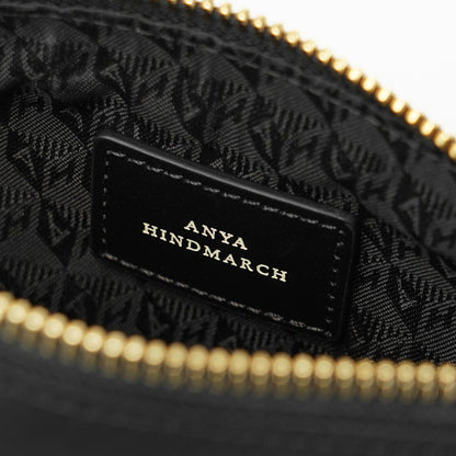 ANYA HINDMARCH レディース ポーチ POUCH HAPPY EYES 193559 ブラック BLACK
