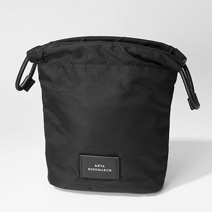 ANYA HINDMARCH レディース ポーチ EYES DRAWSTRING POUCH 193566 ブラック BLACK