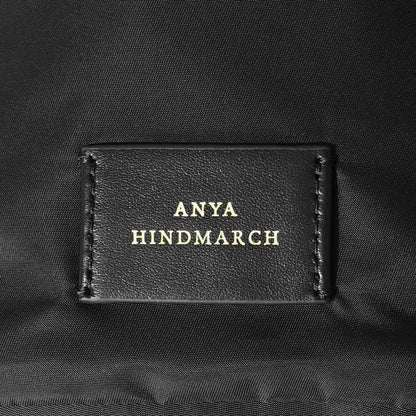 ANYA HINDMARCH レディース ポーチ EYES DRAWSTRING POUCH 193566 ブラック BLACK