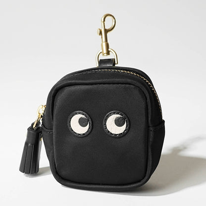 ANYA HINDMARCH レディース イヤホンポーチ EAR PODS POUCH EYES 193610 ブラック BLACK