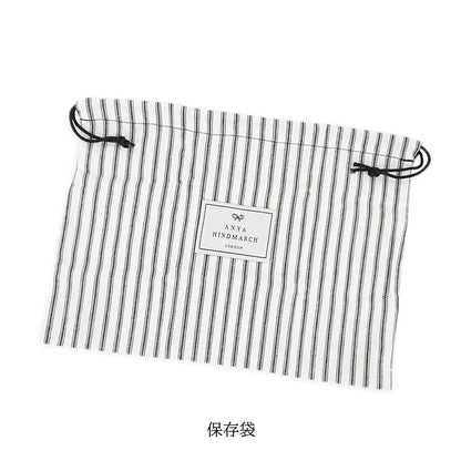 ANYA HINDMARCH レディース イヤホンポーチ EAR PODS POUCH EYES 193610 ブラック BLACK