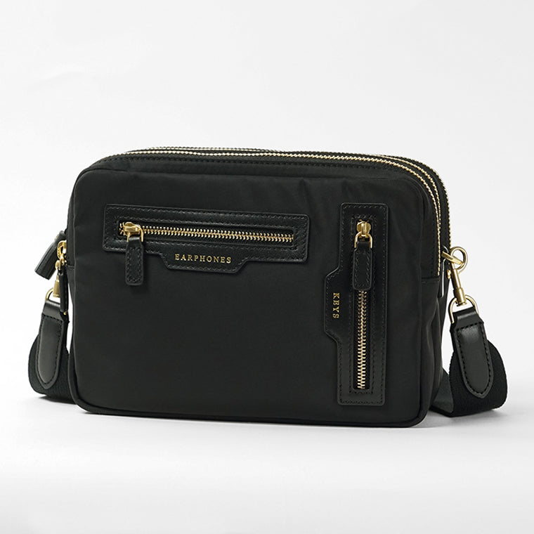ANYA HINDMARCH レディース ショルダーバッグ CROSSBODY TRIO 197366 ブラック BLACK