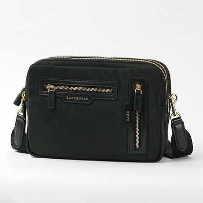 ANYA HINDMARCH レディース ショルダーバッグ CROSSBODY TRIO 197366 ブラック BLACK