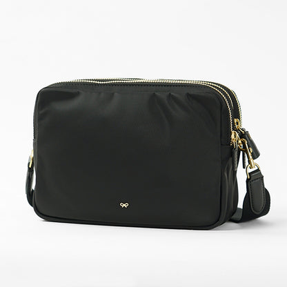 ANYA HINDMARCH レディース ショルダーバッグ CROSSBODY TRIO 197366 ブラック BLACK
