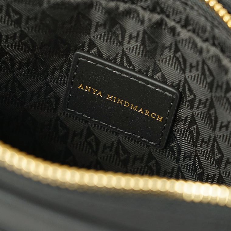 ANYA HINDMARCH レディース ショルダーバッグ CROSSBODY TRIO 197366 ブラック BLACK