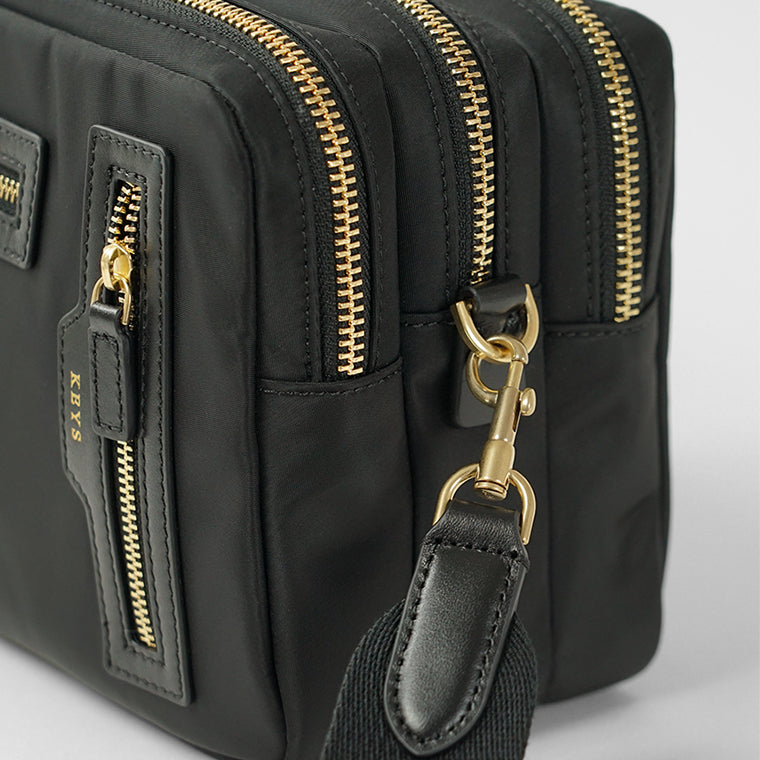ANYA HINDMARCH レディース ショルダーバッグ CROSSBODY TRIO 197366 ブラック BLACK