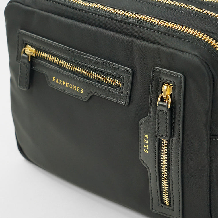 ANYA HINDMARCH レディース ショルダーバッグ CROSSBODY TRIO 197366 ブラック BLACK