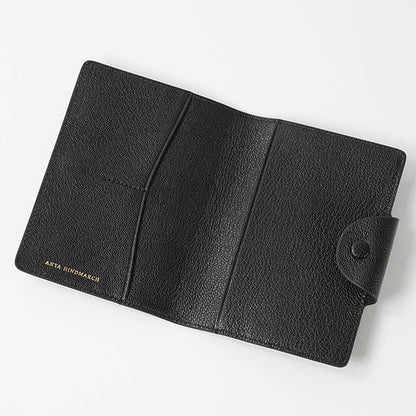 ANYA HINDMARCH レディース パスポートケース PASSPORT CASE EYES 199025 ブラック BLACK