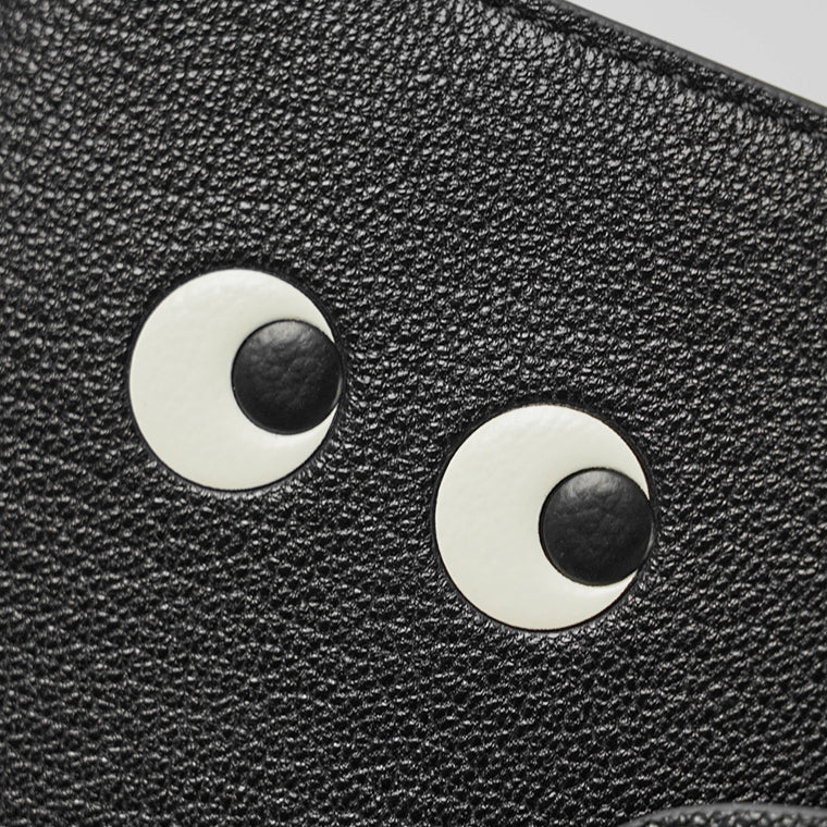 ANYA HINDMARCH レディース パスポートケース PASSPORT CASE EYES 199025 ブラック BLACK
