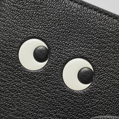 ANYA HINDMARCH レディース パスポートケース PASSPORT CASE EYES 199025 ブラック BLACK