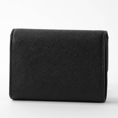 PRADA レディース 3つ折り財布 SAFFIANO METAL 1MH025 QWA NERO ブラック F0002