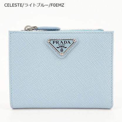 PRADA レディース 2つ折り財布 SAFFIANO TRIANGLE 1ML050 QHH 3カラー