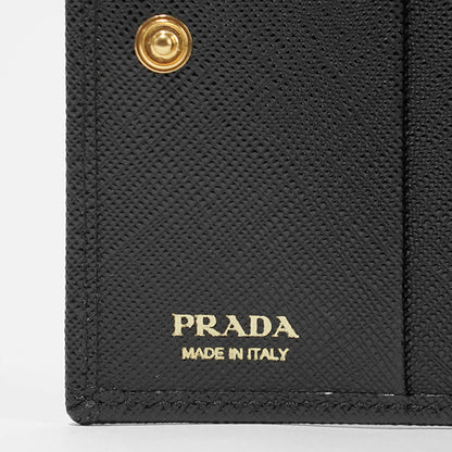 【SUMMER FINAL SALE】 PRADA レディース 2つ折り財布 SAFFIANO TRIANG 1MV021 QHH 2カラー