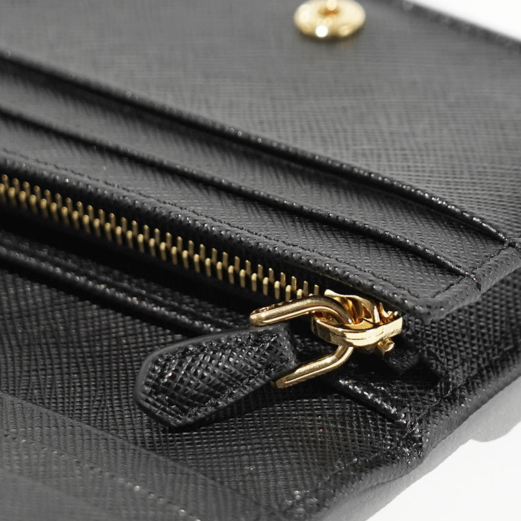 【SUMMER FINAL SALE】 PRADA レディース 2つ折り財布 SAFFIANO TRIANG 1MV021 QHH 2カラー