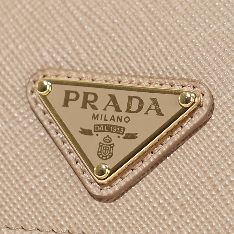 【SUMMER FINAL SALE】 PRADA レディース 2つ折り財布 SAFFIANO TRIANG 1MV021 QHH 2カラー