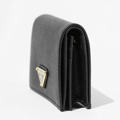 【SUMMER FINAL SALE】 PRADA レディース 2つ折り財布 SAFFIANO TRIANG 1MV021 QHH 2カラー