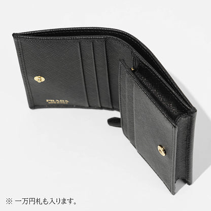 【SUMMER FINAL SALE】 PRADA レディース 2つ折り財布 SAFFIANO TRIANG 1MV021 QHH 2カラー