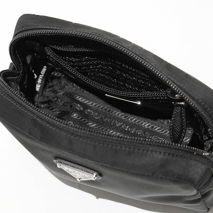 【SUMMER FINAL SALE】 PRADA レディース メンズ ポーチ VELA SMALL Re-Nylon POUCH 1NS021 R067 NERO ブラック F0002