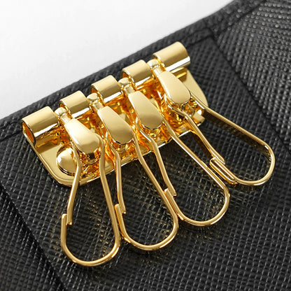 PRADA レディース メンズ キーケース SAFFIANO TRIANG 1PG004 QHH NERO ブラック F0002