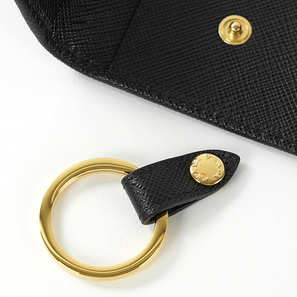 PRADA レディース メンズ キーケース SAFFIANO TRIANG 1PG004 QHH NERO ブラック F0002