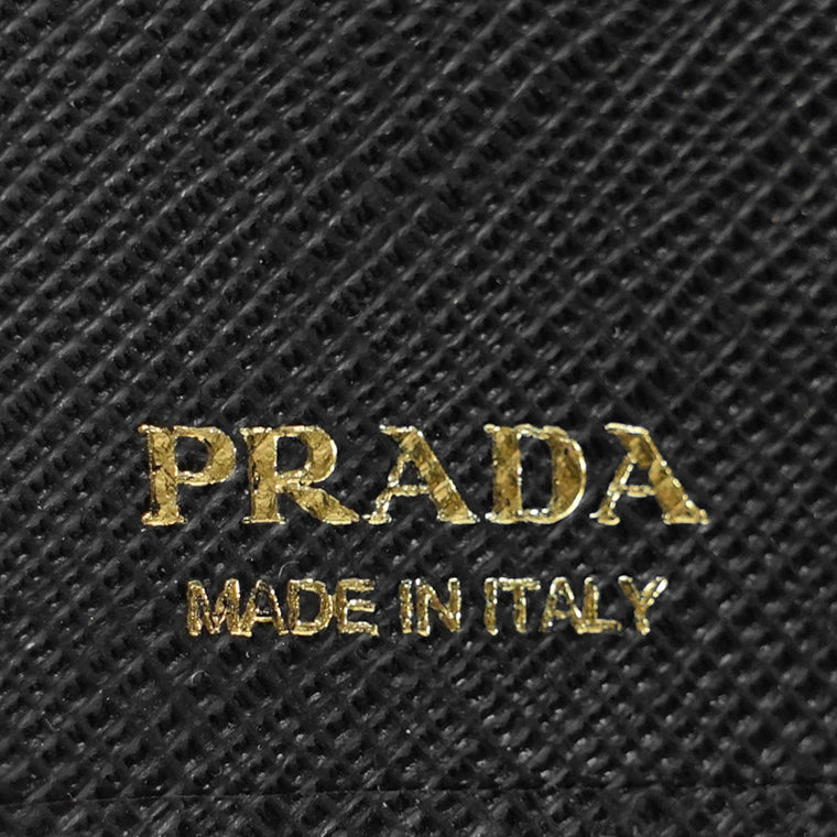 PRADA レディース メンズ キーケース SAFFIANO TRIANG 1PG004 QHH NERO ブラック F0002