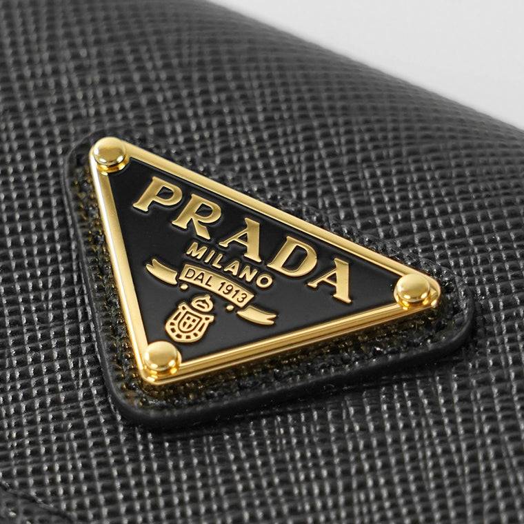 PRADA ブラックキーケース ゴールド金具 プラダ PRADA レディース メンズ キーケース ブラック – WORLDCLUB1989