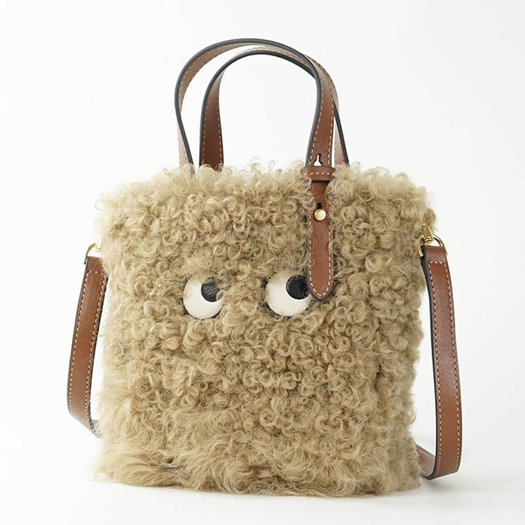 ANYA HINDMARCH レディース ショルダーバッグ N S TOTE MINI EYES 201131 トープ TAUPE