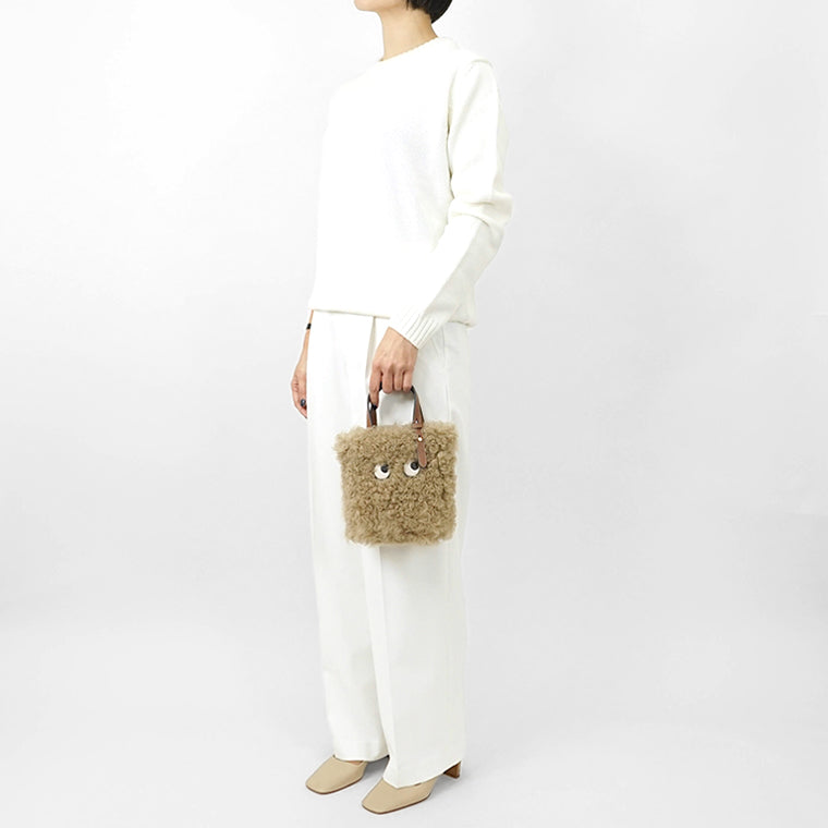 ANYA HINDMARCH レディース ショルダーバッグ N S TOTE MINI EYES 201131 トープ TAUPE
