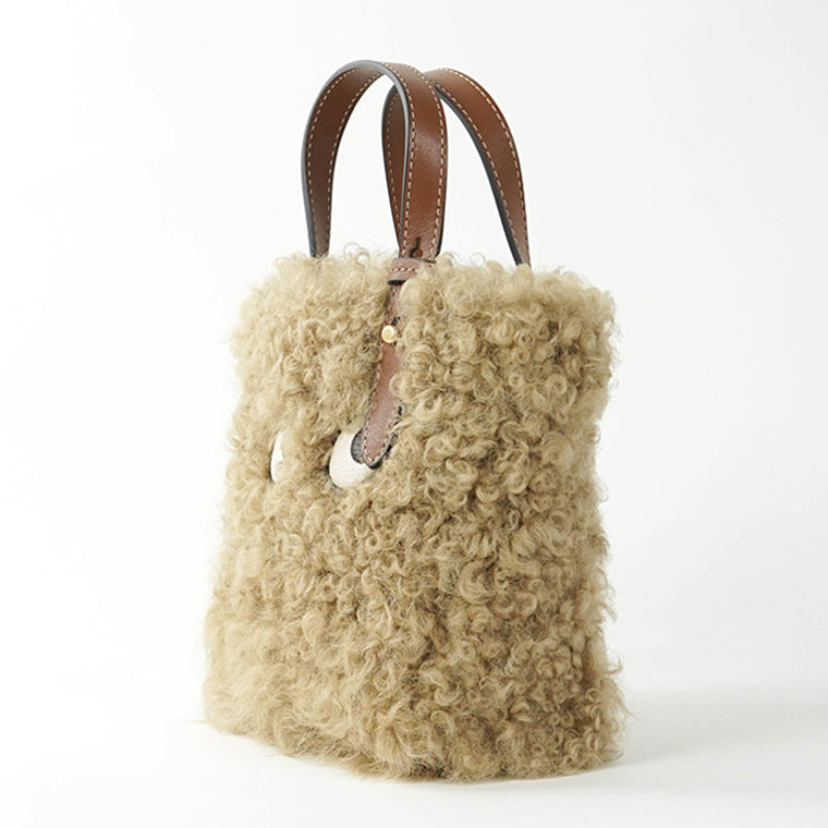 ANYA HINDMARCH レディース ショルダーバッグ N S TOTE MINI EYES 201131 トープ TAUPE