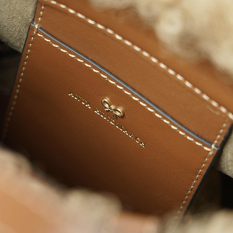 ANYA HINDMARCH レディース ショルダーバッグ N S TOTE MINI EYES 201131 トープ TAUPE