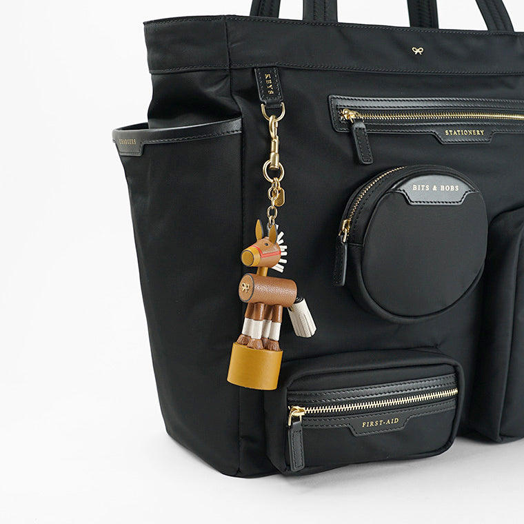 ANYA HINDMARCH レディース チャーム CHARM HORSE 204545 PECAN