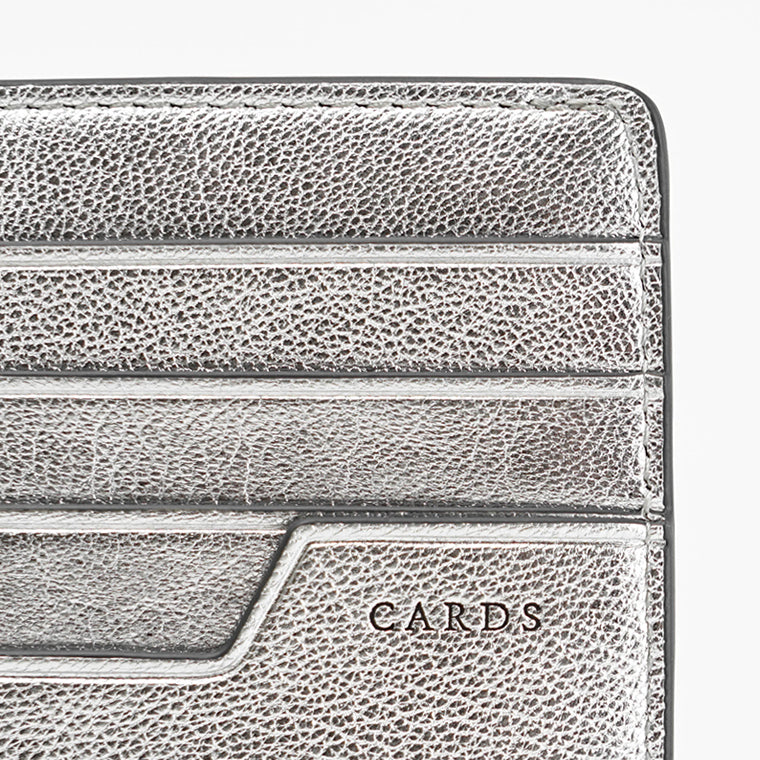 ANYA HINDMARCH レディース フラグメントケース ZIP CARD CASE HORSE 204750 シルバー SILVER